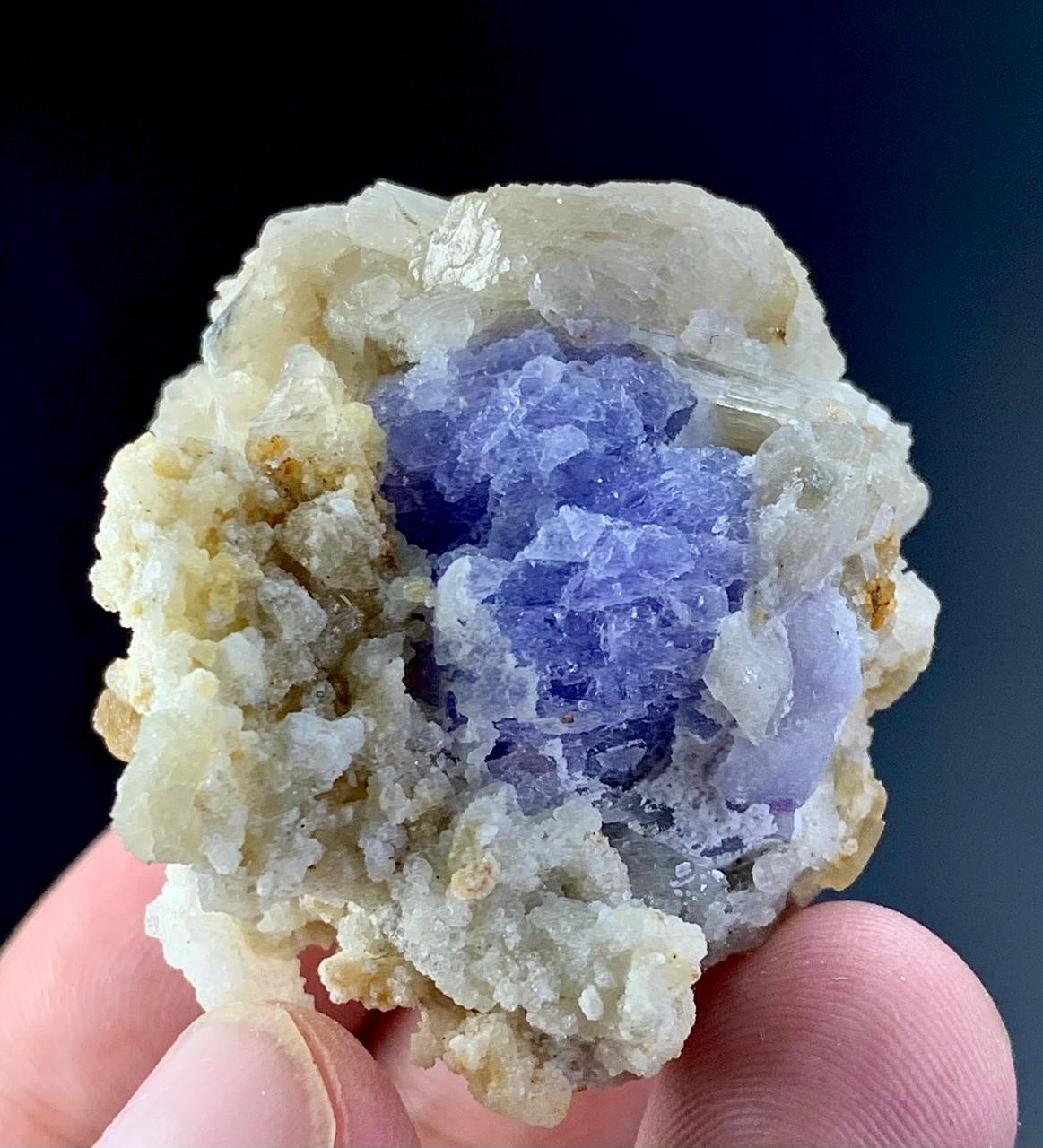 229 Carat Purple Apatite Crystal Specimen From Afghanistan 229 Carat Purple Apatite Crystal Specimen From Afghanistan