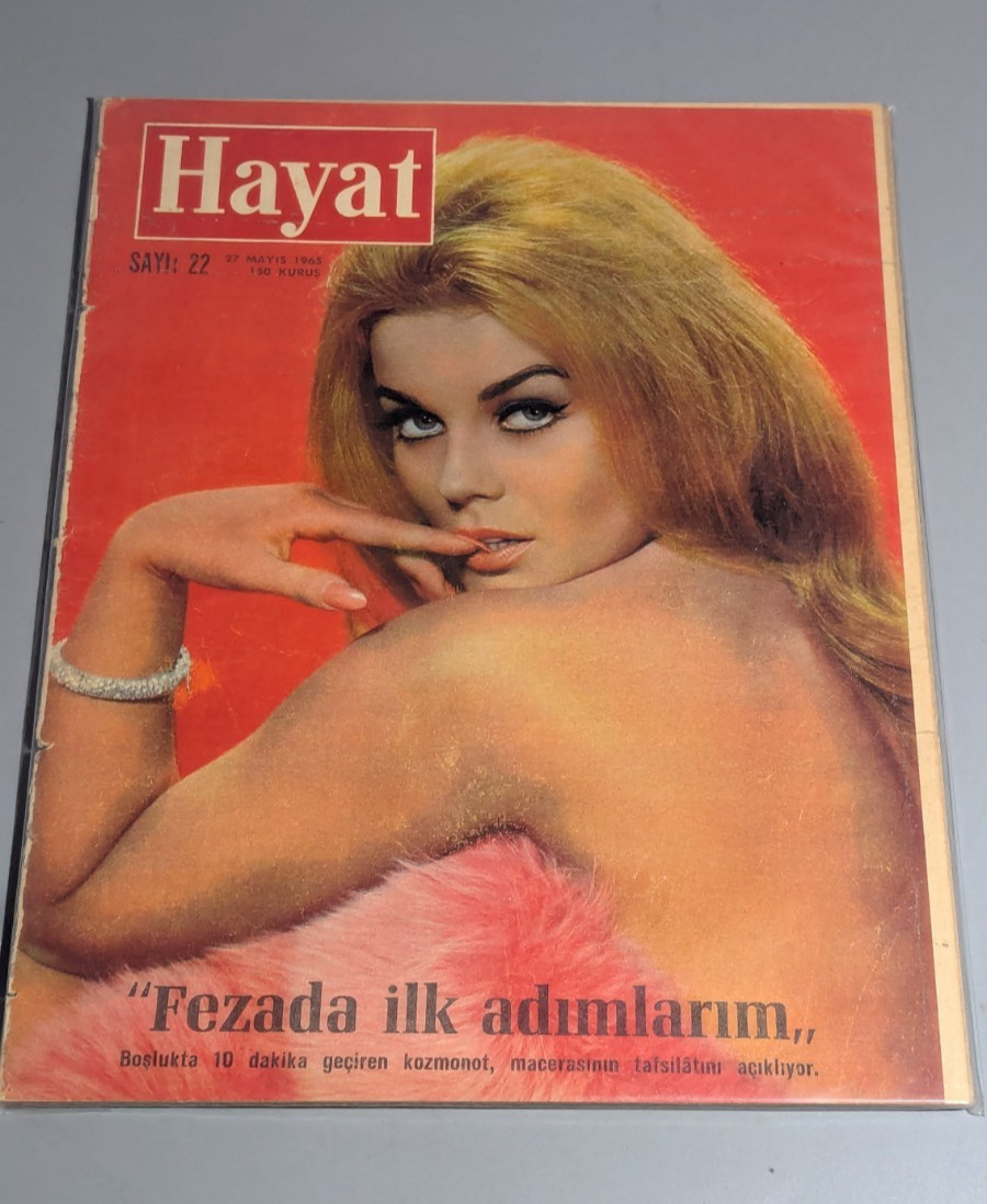 Vintage Hayat Magazine No.22 May 27 1965 Turkish, Ann-Margaret Vintage Hayat Magazine No.22 May 27 1965 Turkish, Ann-Margaret