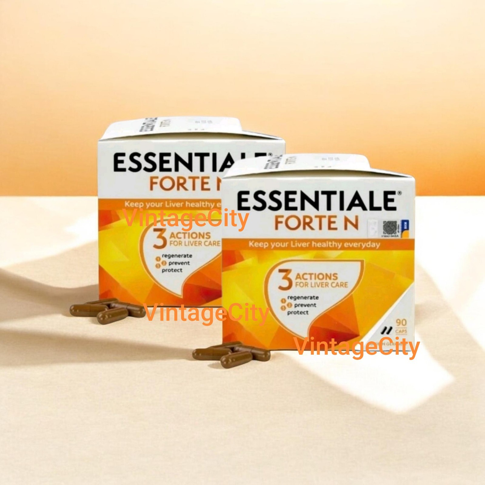Essentiale Forte N | Liver Support Supplement | 2 Boxes x 90 Capsules | Original Essentiale Forte N | Liver Support Supplement | 2 Boxes x 90 Capsules | Original