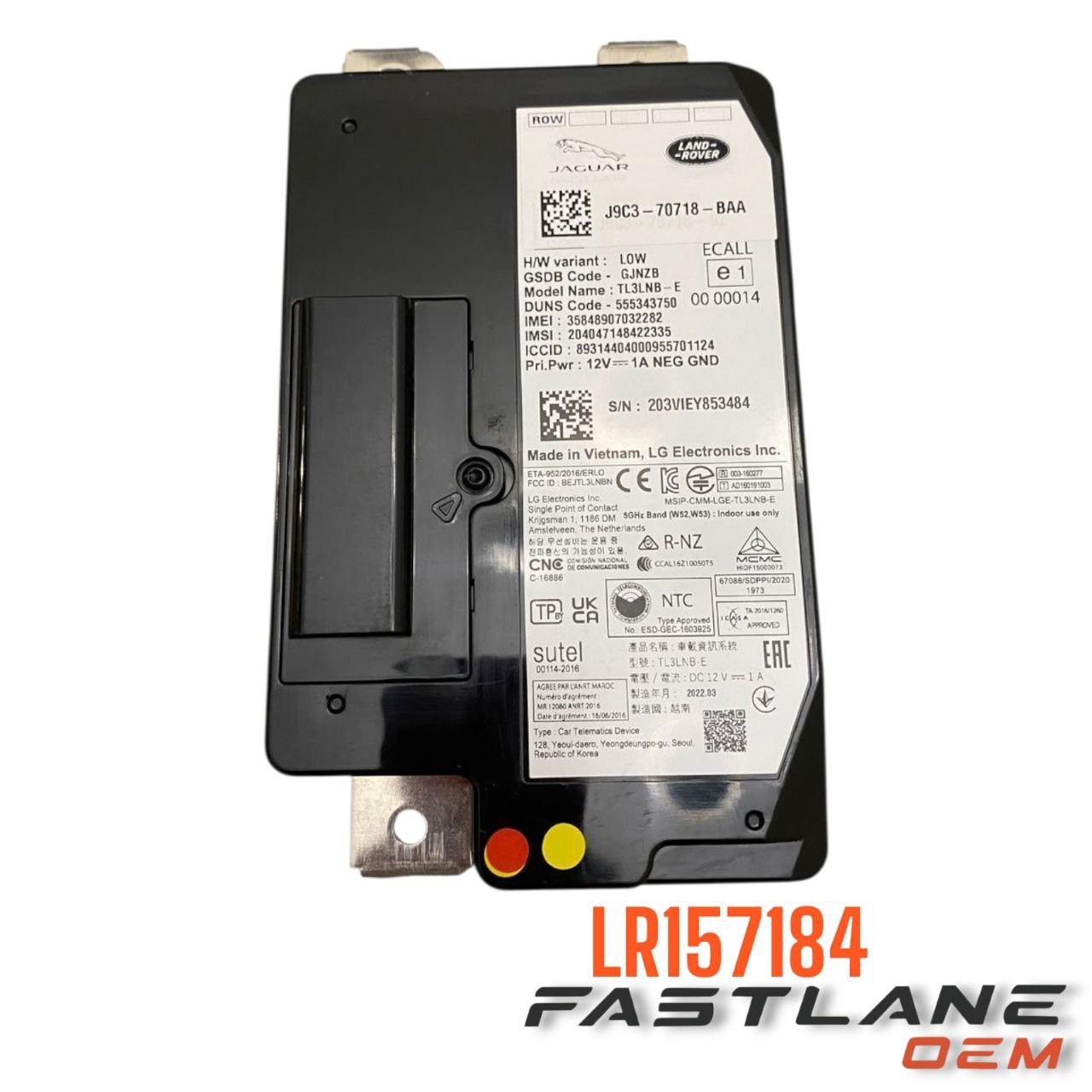 2021-2023 LAND ROVER DISCOVERY MOBILE PHONE CONTROL MODULE NEW OEM LR157184 2021-2023 LAND ROVER DISCOVERY MOBILE PHONE CONTROL MODULE NEW OEM LR157184