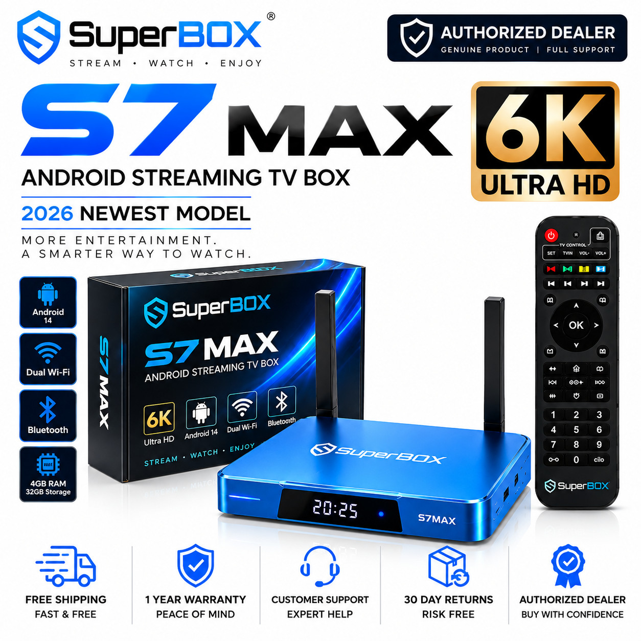 SuperBOX S7 Max - Authorized Dealer + Free Same - Day Shipping SuperBOX S7 Max - Authorized Dealer + Free Same - Day Shipping