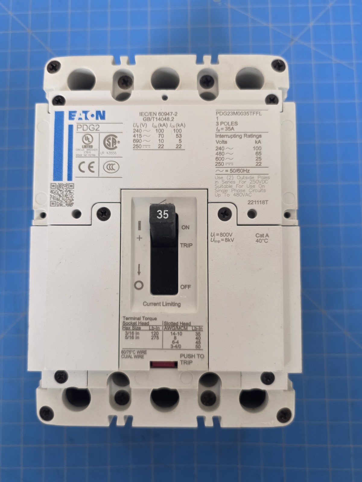 PDG23M0035TFFL EATON NEW TAKE OUT 