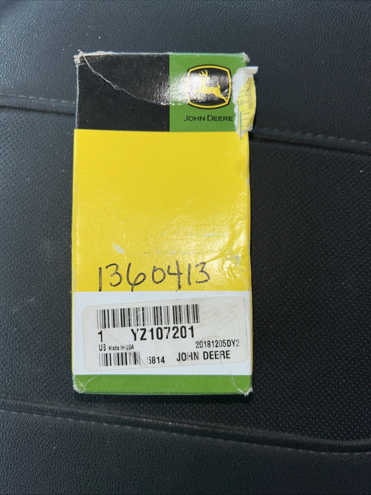John Deere YZ107201 Solenoid Valve John Deere YZ107201 Solenoid Valve