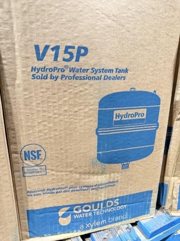 GOULDS V15P 4.5 GALLON PRESSURE TANK HydroPro Water Systems Tank GOULDS V15P 4.5 GALLON PRESSURE TANK HydroPro Water Systems Tank