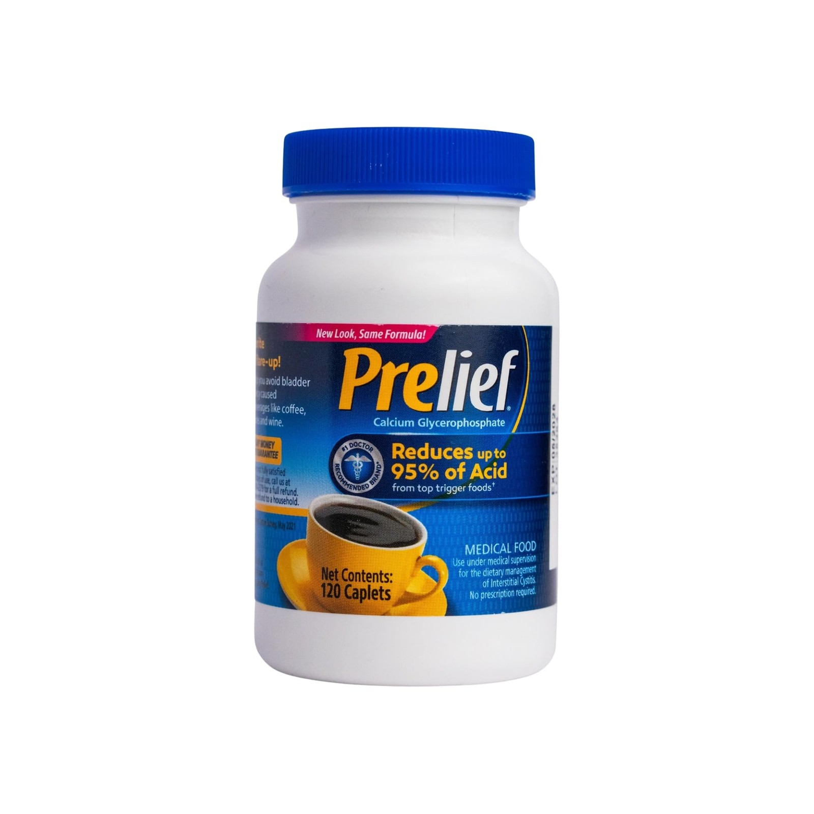 PRELIEF Acid Reducer Caplets Dietary Supplement, 120 Count PRELIEF Acid Reducer Caplets Dietary Supplement, 120 Count