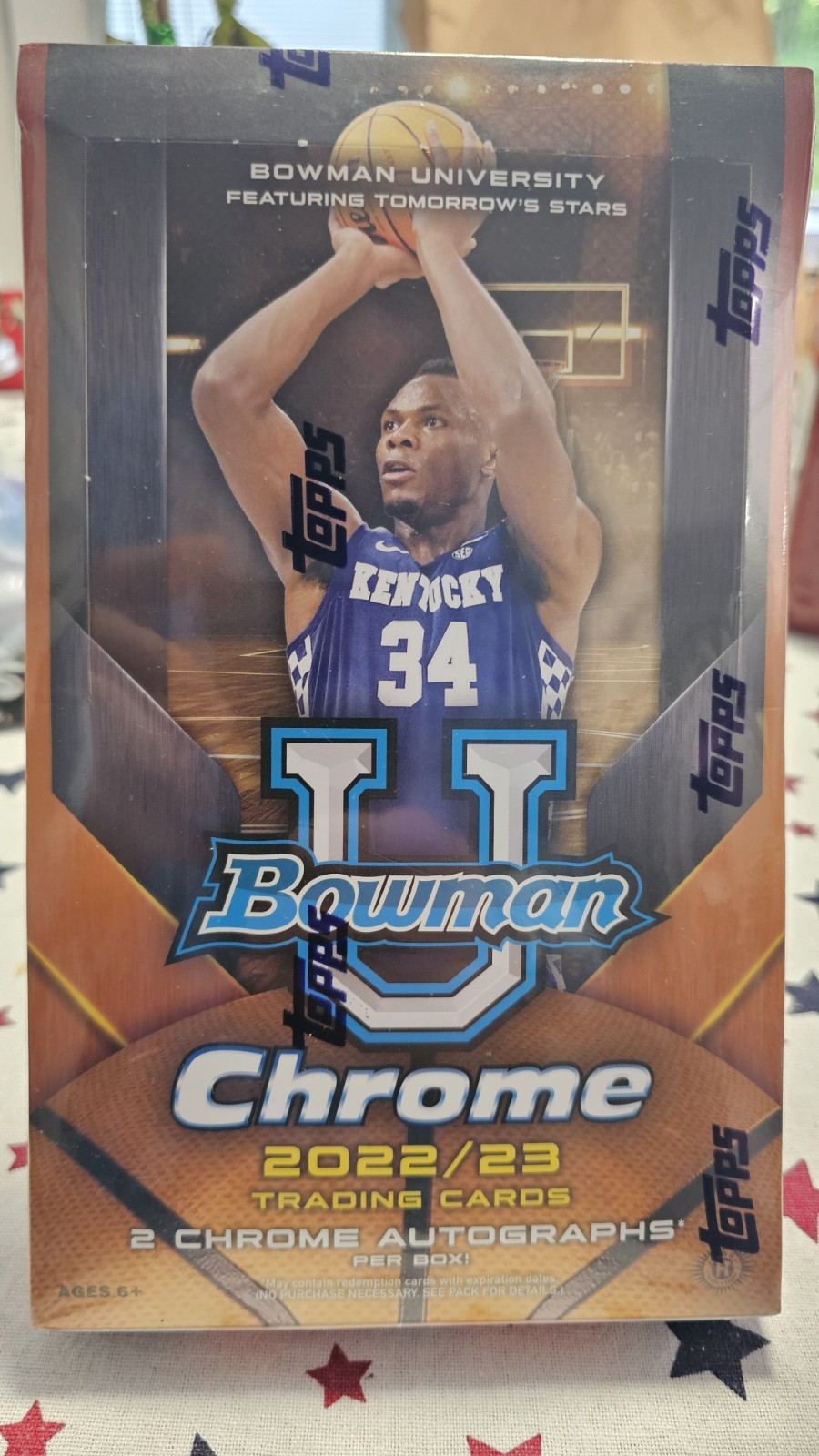 2022-23 Bowman University Chrome Hobby Pack - 1 PACK - Wemby, Clark AUTO? 2022-23 Bowman University Chrome Hobby Pack - 1 PACK - Wemby, Clark AUTO?