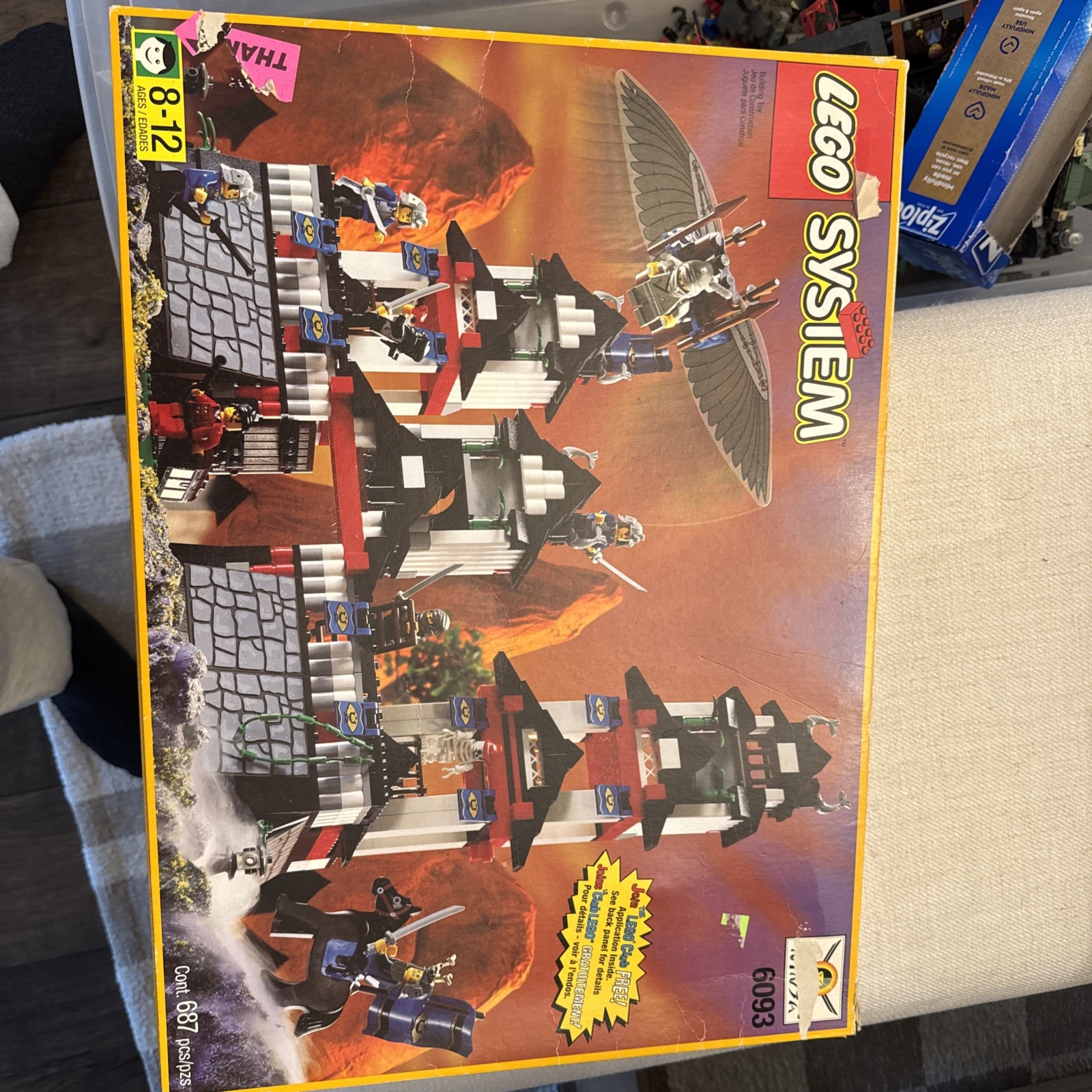 LEGO System Flying Ninja's Fortress 6093 In 1998 Retired Set - with Original Box LEGO System Flying Ninja's Fortress 6093 In 1998 Retired Set - with Original Box