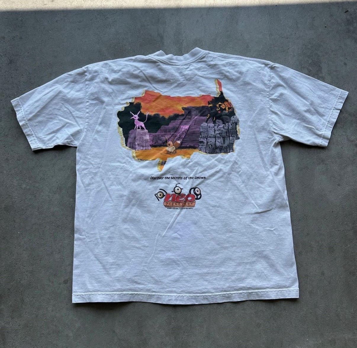 Vintage 2001 Pokemon Neo Discovery Tee