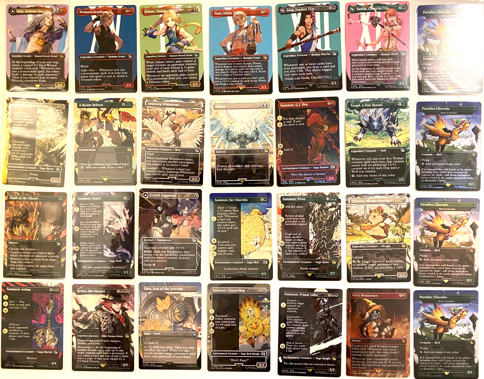 MTG Final Fantasy Paradise Chocobo Playset + Vivi's Persistence + FIN Borderless