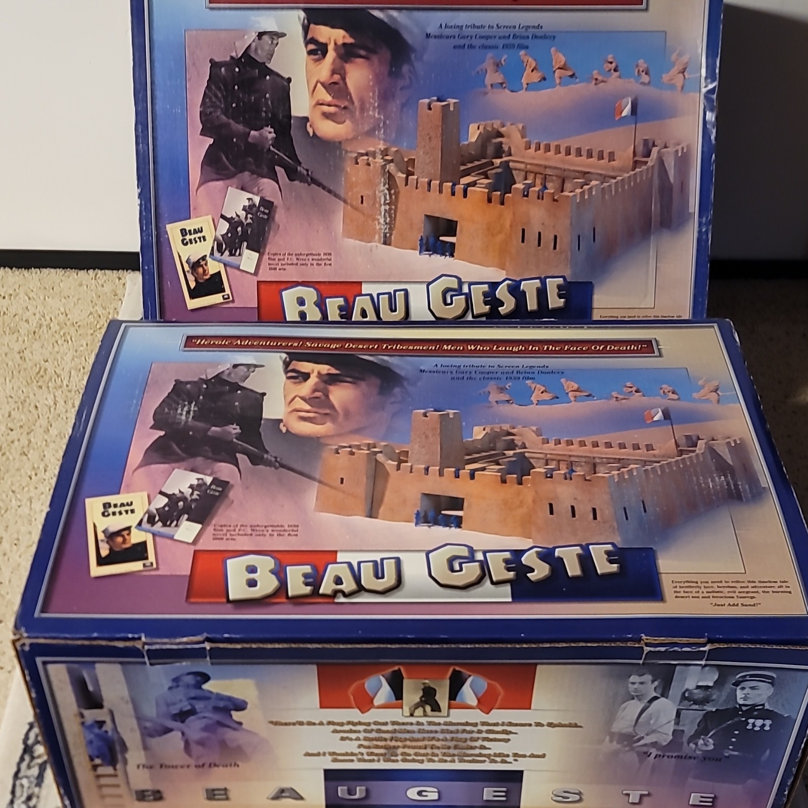 Conte Collectibles Beau Geste Vintage Play Set with Fort & Toy Soldiers