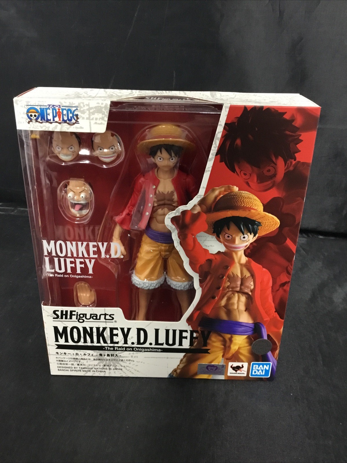 Genuine Bandai One Piece Monkey D Luffy THE RAID ON ONIGASHIMA Action Figure NEW Genuine Bandai One Piece Monkey D Luffy THE RAID ON ONIGASHIMA Action Figure NEW