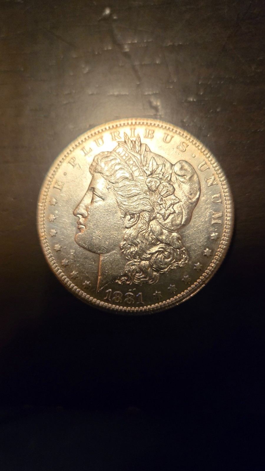 1881-S Morgan Silver Dollar, AU / MS VERY NICE SHAPE 1881-S Morgan Silver Dollar, AU / MS VERY NICE SHAPE