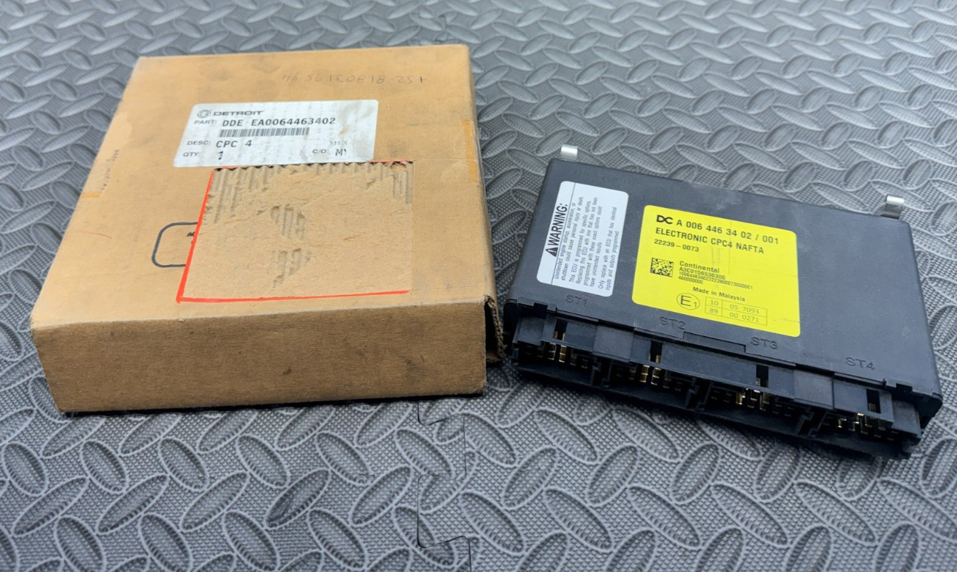 Genuine Detroit Diesel EA0064463402 CPC4 NAFTA Electronic Control Module Unit Genuine Detroit Diesel EA0064463402 CPC4 NAFTA Electronic Control Module Unit