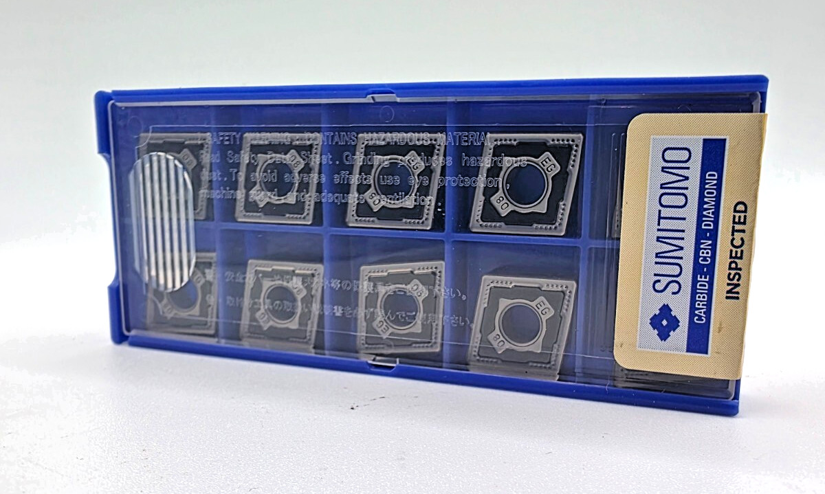 Sumitomo Turning Insert: CNMG432EEG AC8025P For Steel (pack of 10) Sumitomo Turning Insert: CNMG432EEG AC8025P For Steel (pack of 10)