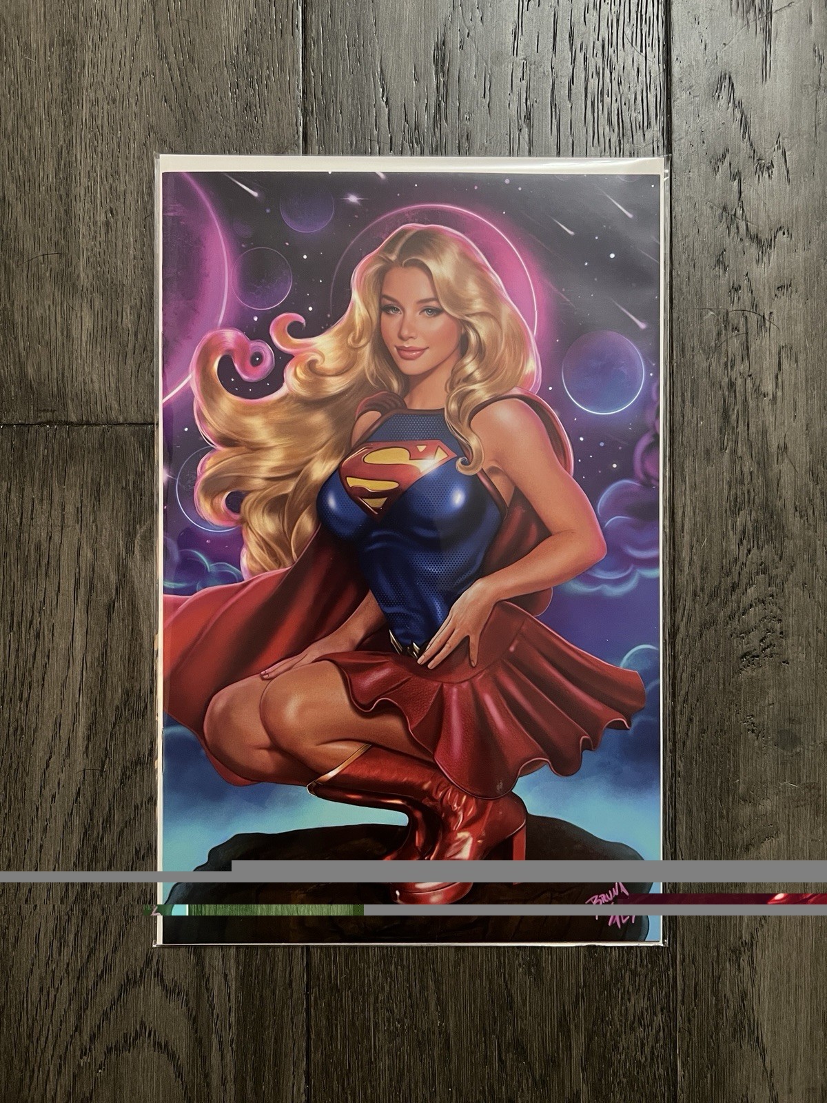 Pin-Up Queens #1 Comic Bruna Sales Supergirl Cover Megacon Exclusive Pin-Up Queens #1 Comic Bruna Sales Supergirl Cover Megacon Exclusive