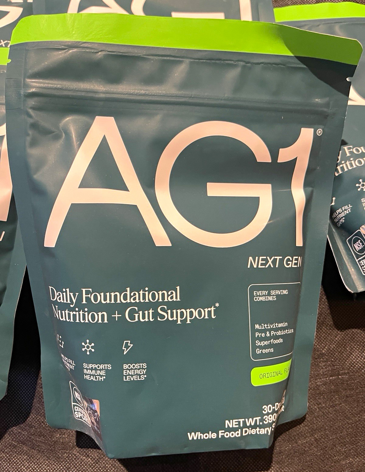 AG1 Greens Superfood Powder Orig. 390g Gut, Immune & Enrg Support 5 Month Supply AG1 Greens Superfood Powder Orig. 390g Gut, Immune & Enrg Support 5 Month Supply