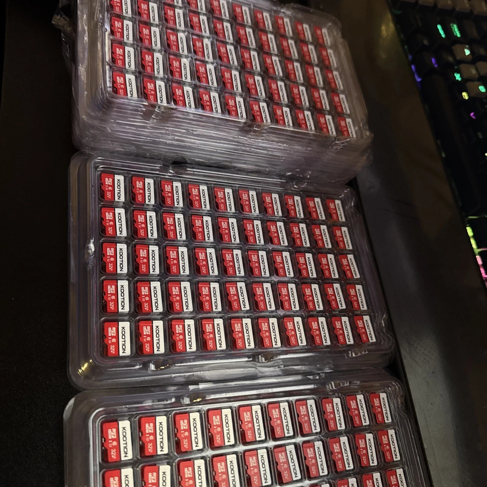 Lot of 500 KOOTION 32GB Micro SD Cards Class 10 U1 Lot of 500 KOOTION 32GB Micro SD Cards Class 10 U1