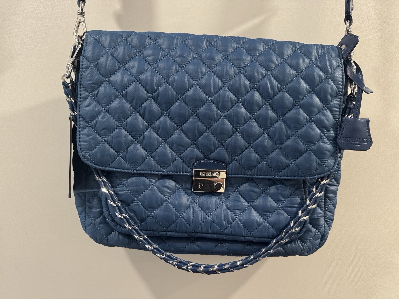 MZ Wallace Large Lock Crossbody French blue Brand New MZ Wallace Large Lock Crossbody French blue Brand New