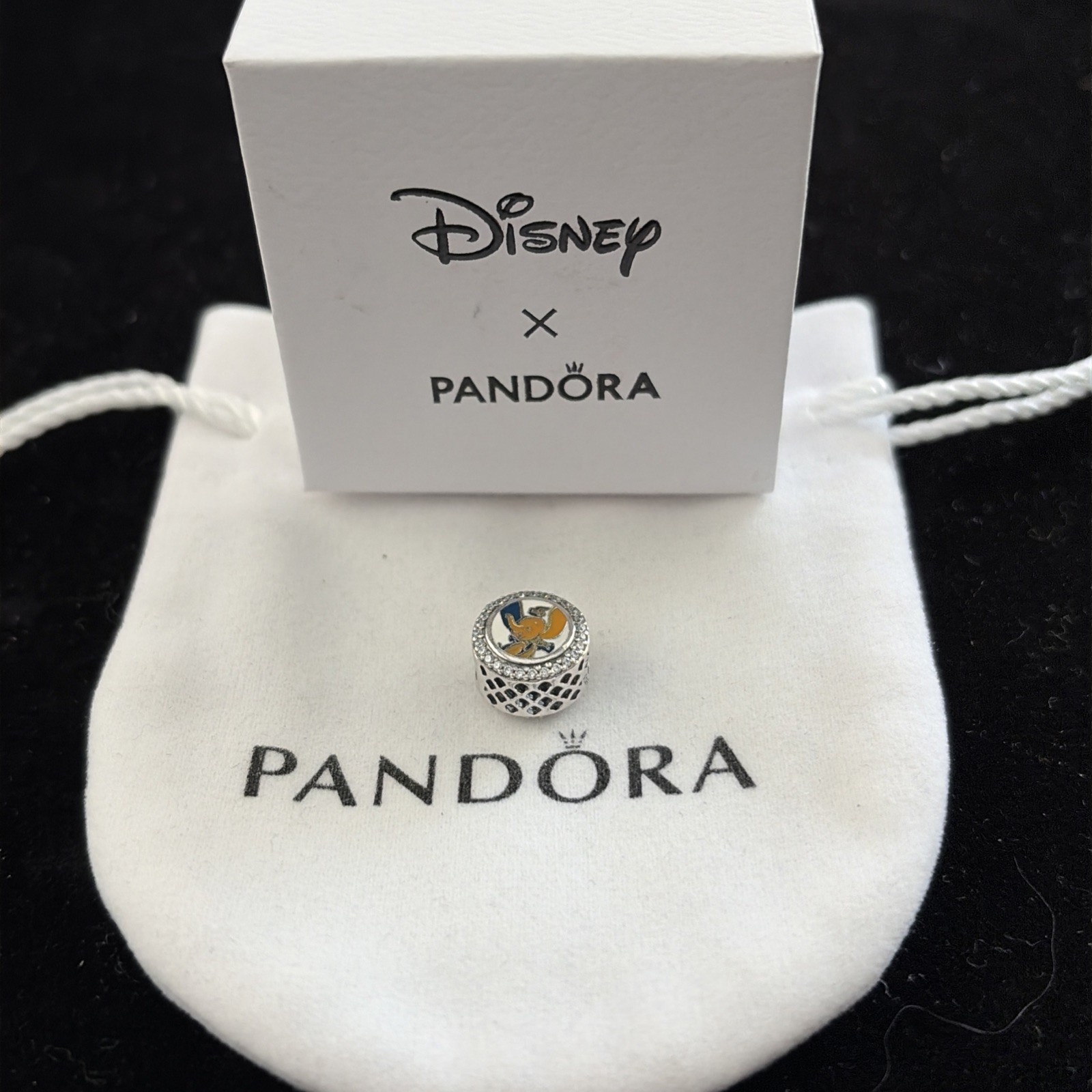 Rare runDisney 2025 Disneyland Dumbo Double Dare 19.3 Pandora Charm New In Box