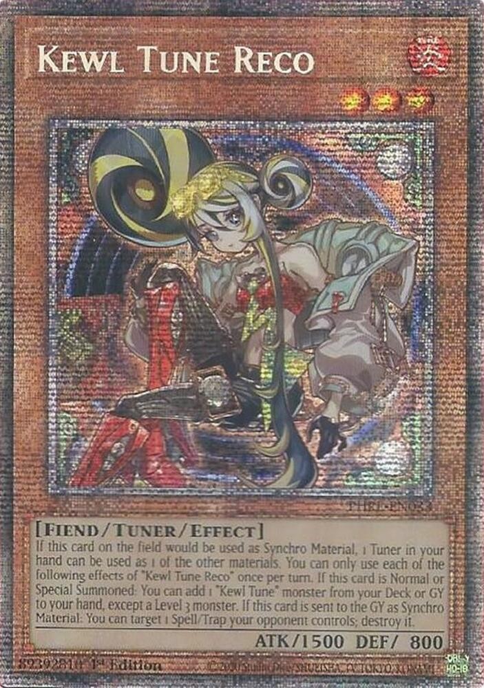 Kewl Tune Reco - PHRE-EN033 - Starlight Rare - 1st Edition Near Mint, English Yu