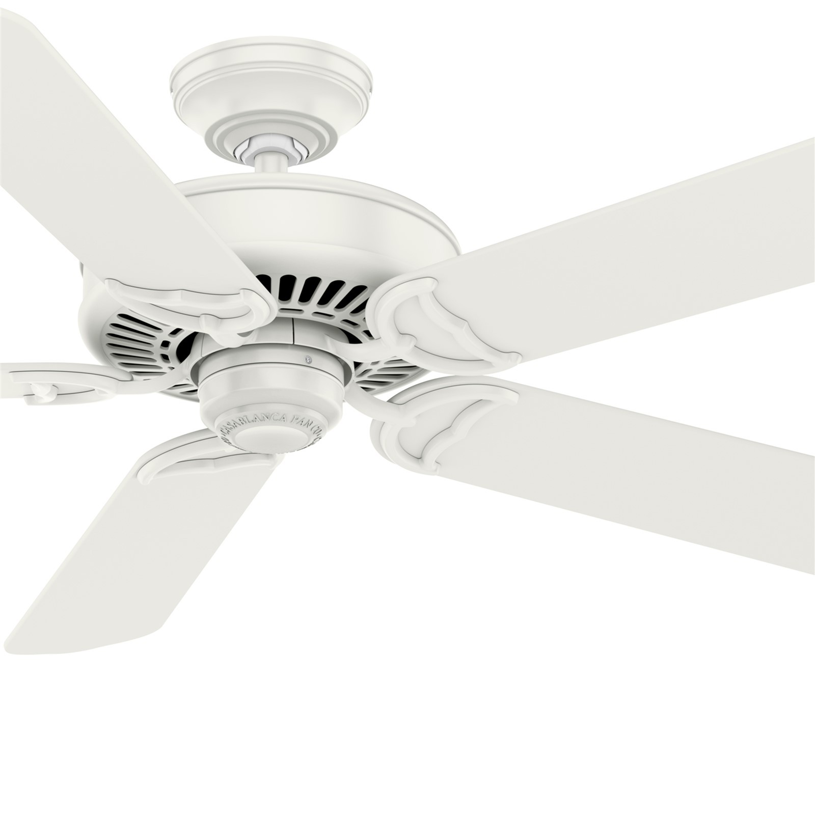 Casablanca Fan 54 in Traditional Fresh White Fanish with Universal Wall Control