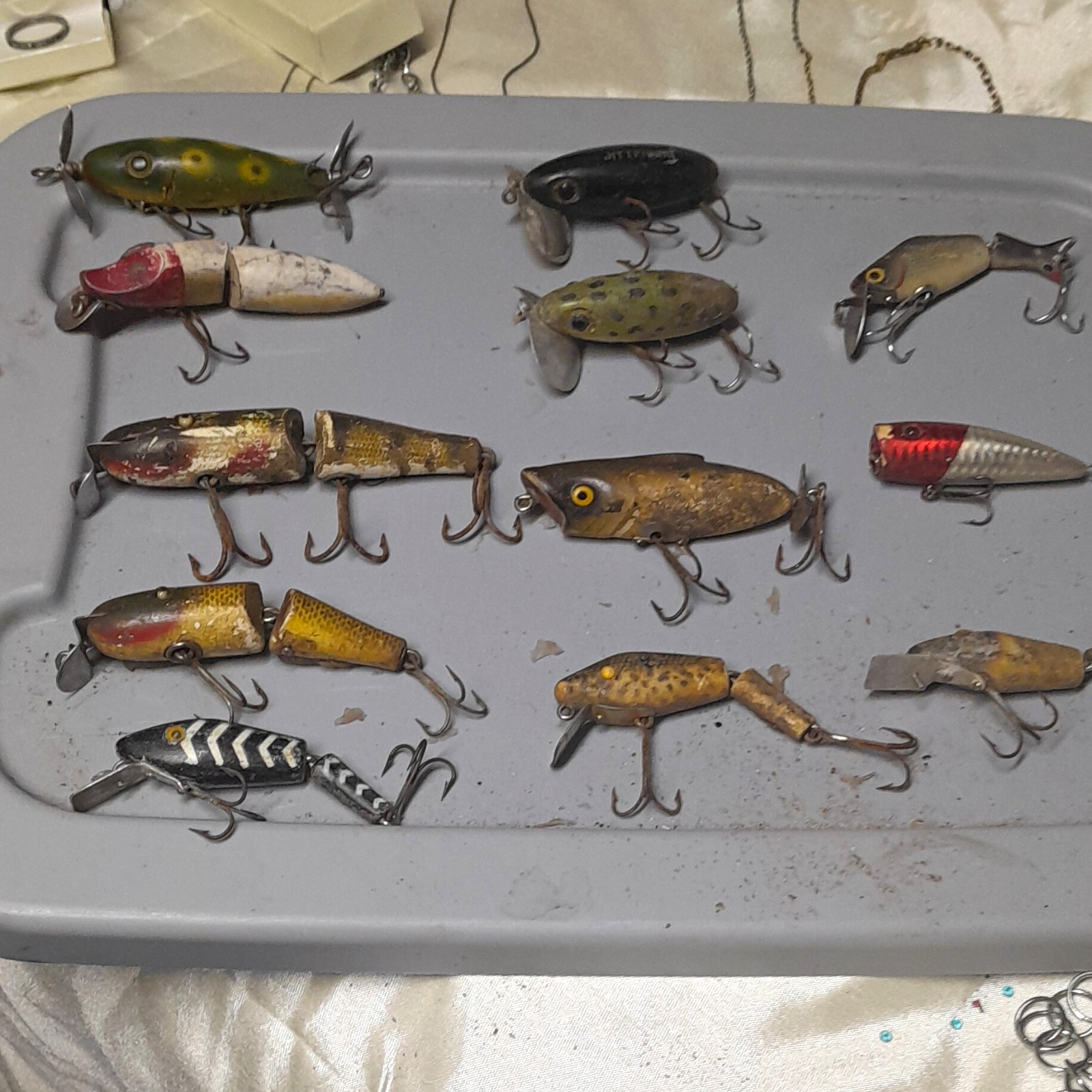 Old Fishing Lures Vintage, 12 Lures In This Collection Old Fishing Lures Vintage, 12 Lures In This Collection