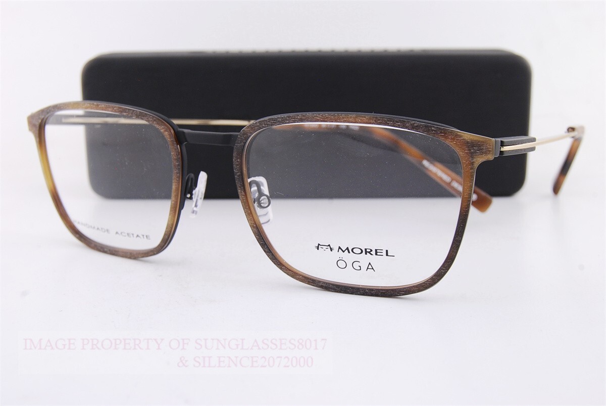 New MOREL OGA Eyeglass Frames 10130O TN02 Tortoise made in France Handmade 56mm
