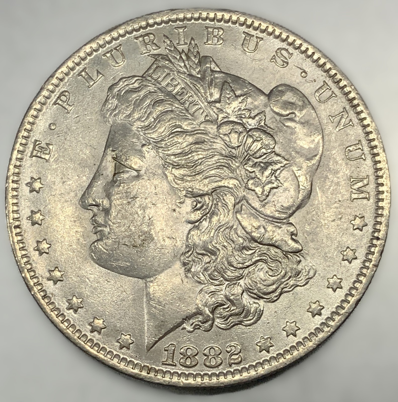 1882-O Silver Morgan Dollar - 90% Silver Uncirculated $1 US Coin Genuine - 1274 1882-O Silver Morgan Dollar - 90% Silver Uncirculated $1 US Coin Genuine - 1274