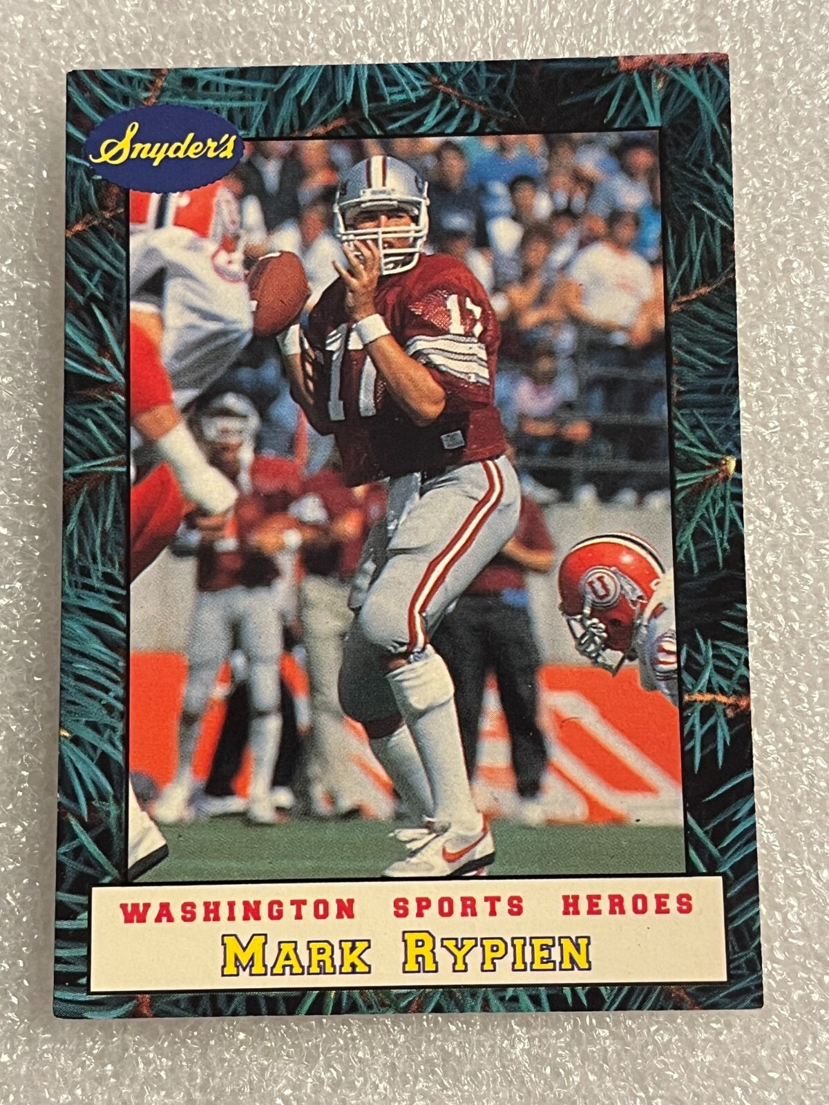 RARE 1992 Little Sun Snyder\'s Washington Sports Heroes Mark Rypien #2 Redskins