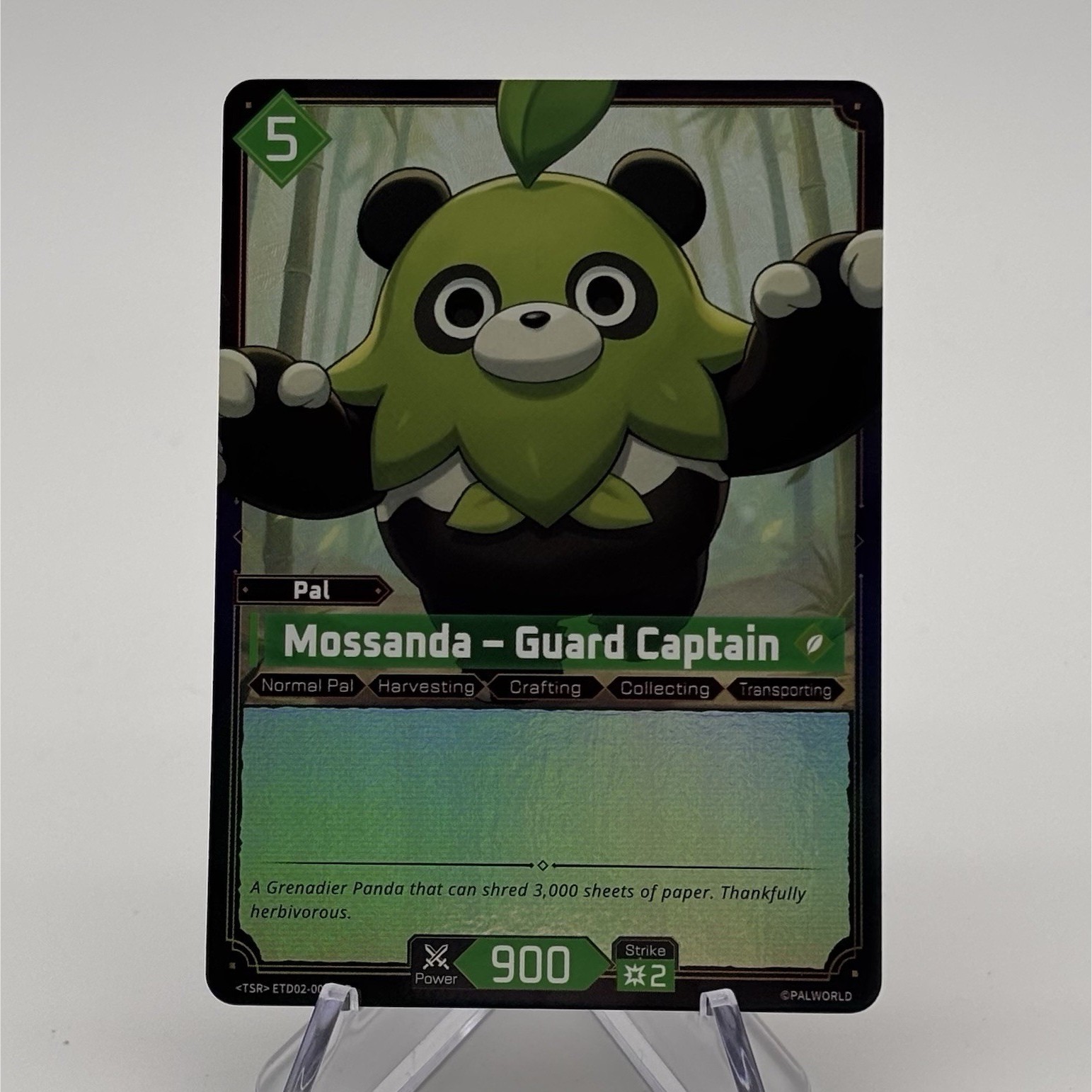 Mossanda - Guard Captain TSR | ETD02-001TSR Palworld Dawn of Palpagos Mossanda - Guard Captain TSR | ETD02-001TSR Palworld Dawn of Palpagos
