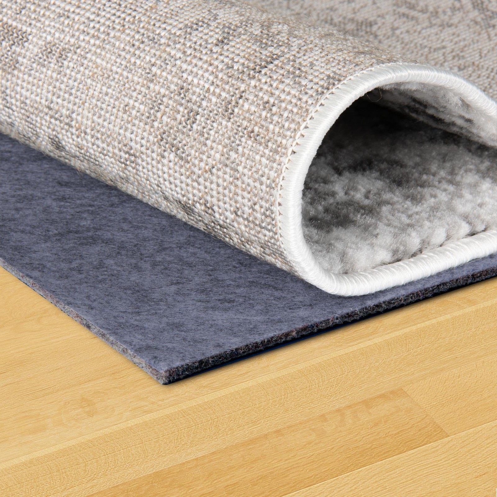 Unique Loom Uni-Luxe 8' x 10' Felt Rubber Non-Slip Rug Pad 1/4 Unique Loom Uni-Luxe 8' x 10' Felt Rubber Non-Slip Rug Pad 1/4