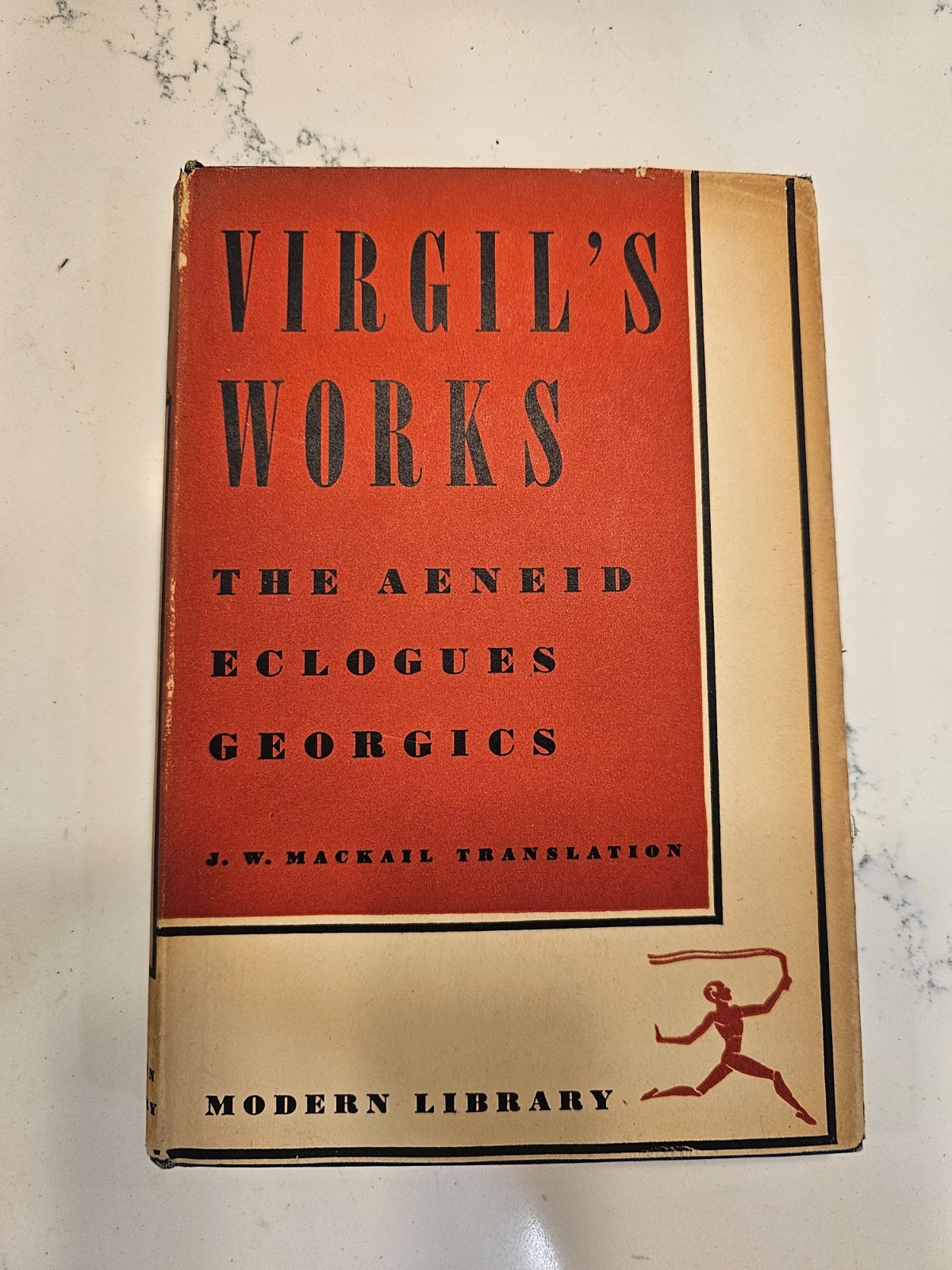Virgil\'s Works Vintage 1934 Modern Library Hardcover DJ #75 The Aeneid Eclogues Virgil\'s Works Vintage 1934 Modern Library Hardcover DJ #75 The Aeneid Eclogues
