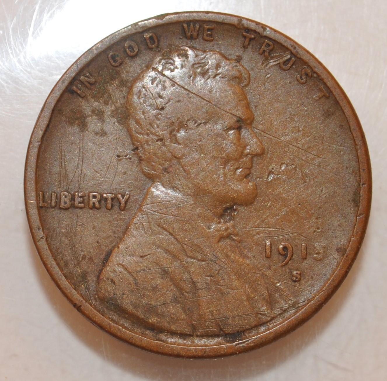1915 S Lincoln Cent lot B212