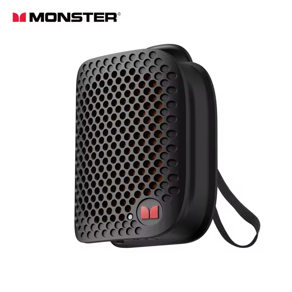 Monster M3 Magnetic Clip On Mini Bluetooth Speaker V5.4 Portable Outdoor Bass be