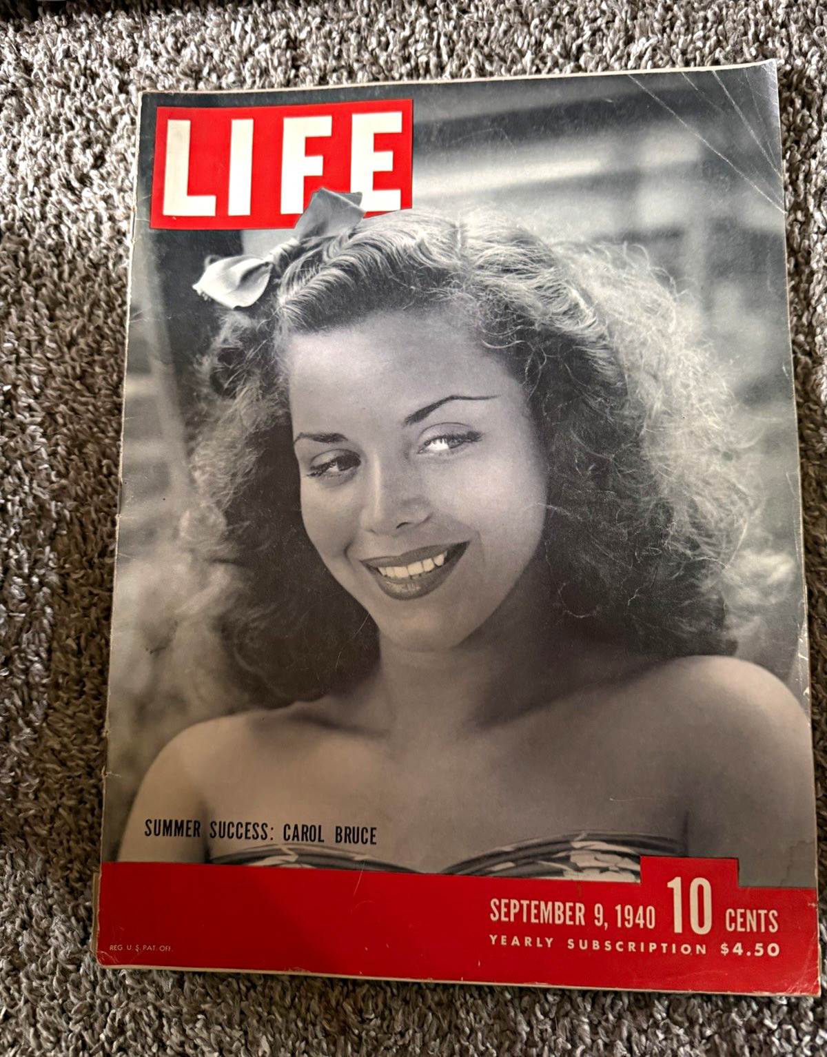 LIFE Magazine Sep 9 1940 Issue - News, Illustrated, Carol Bruce LIFE Magazine Sep 9 1940 Issue - News, Illustrated, Carol Bruce