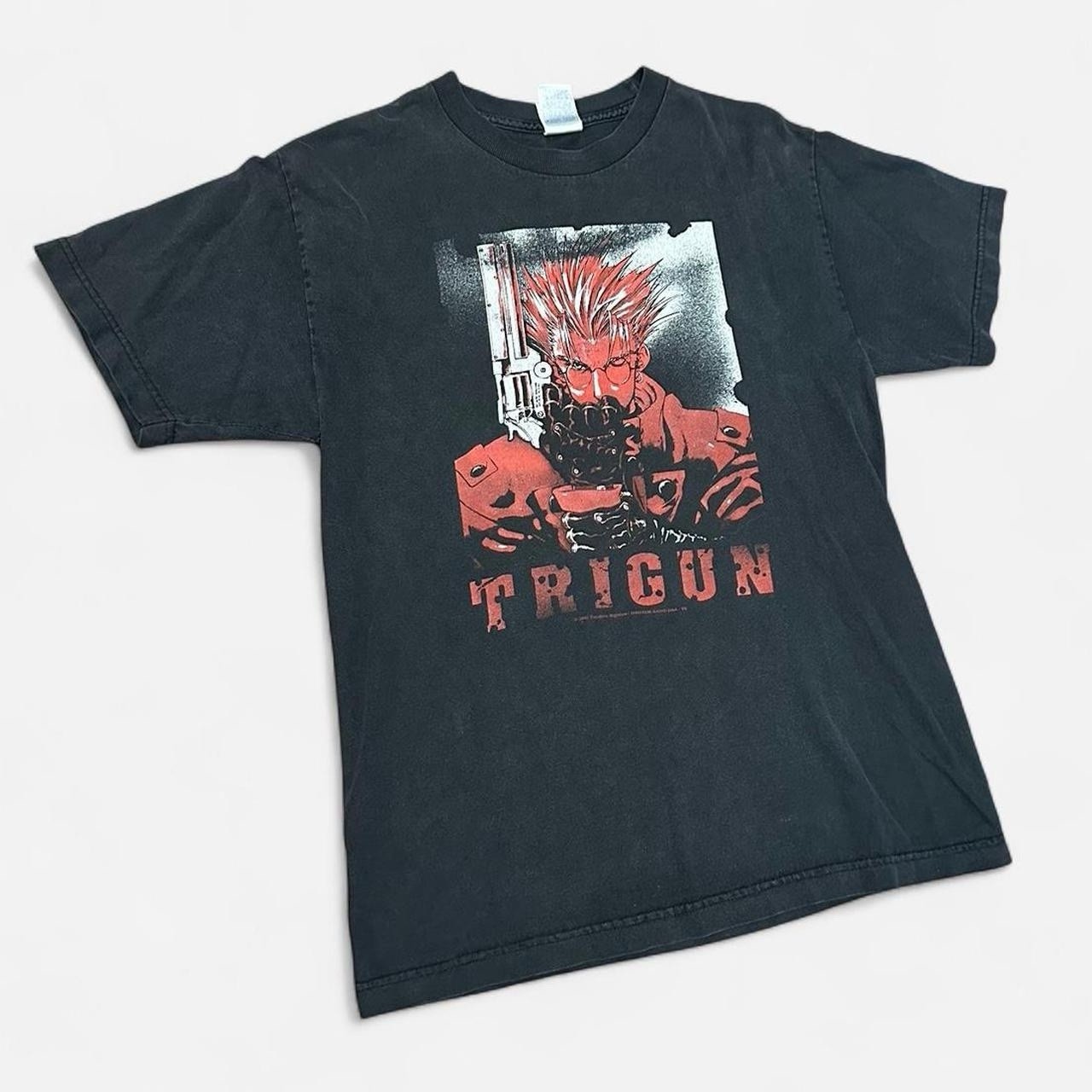 Vintage Trigun Manga Anime Yasuhiro Nightow Promo T Shirt Black XL Rare 2005