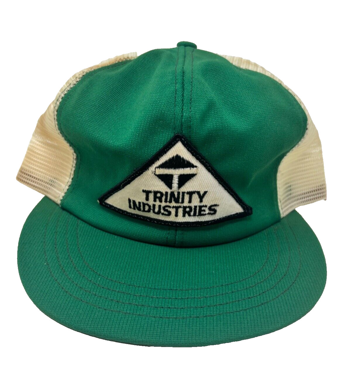 Vintage Trinity Industries Snapback Green & Mesh Trucker Hat NEW Never Worn