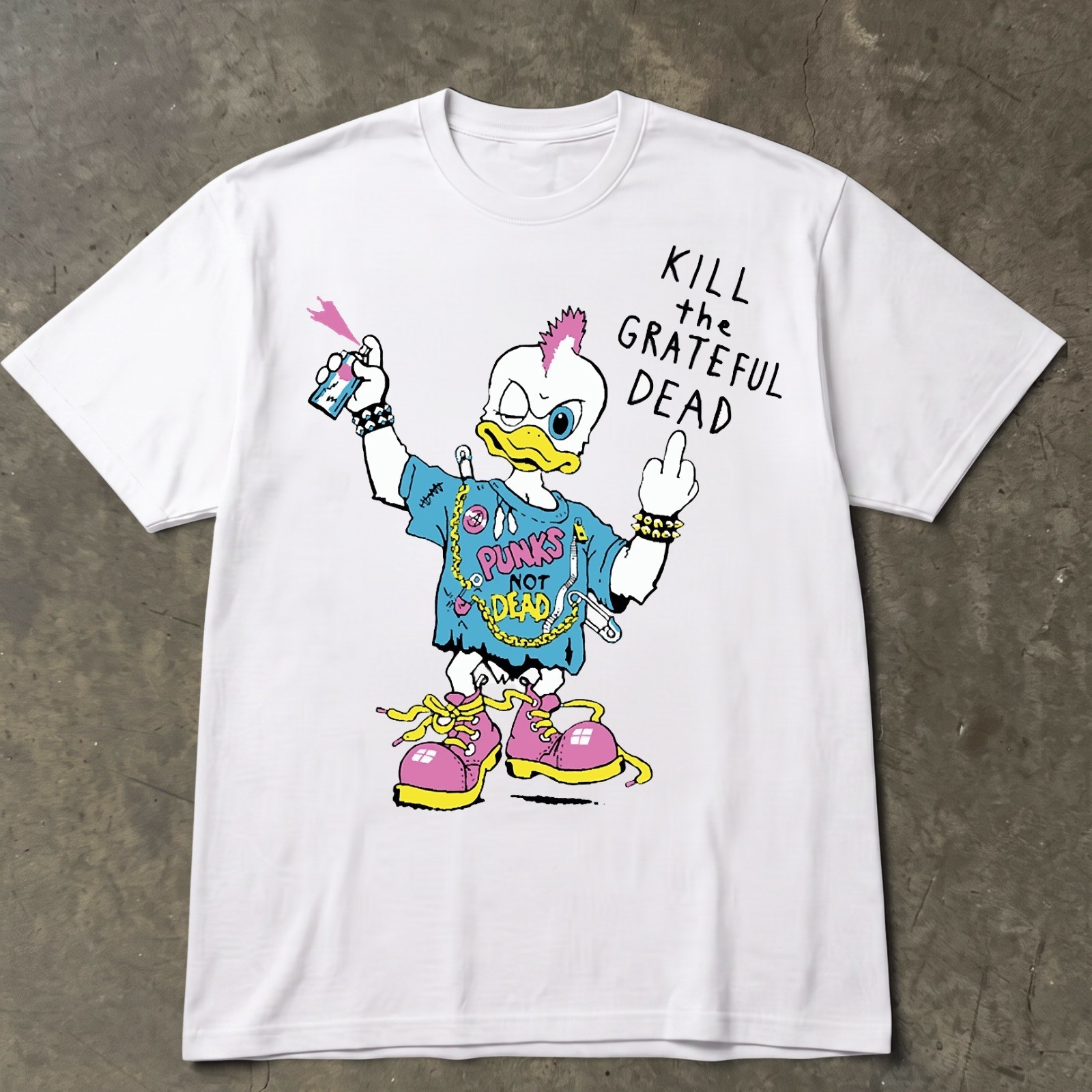 Kill The Grateful Dead Shirt Worn by Kurt Cobain Unisex Tee 90s Grunge Punk Rock