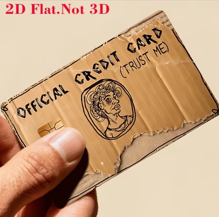 Official Real Cardboard Credit Card Debit Cash Skin Funny Decal Sticker Money Official Real Cardboard Credit Card Debit Cash Skin Funny Decal Sticker Money