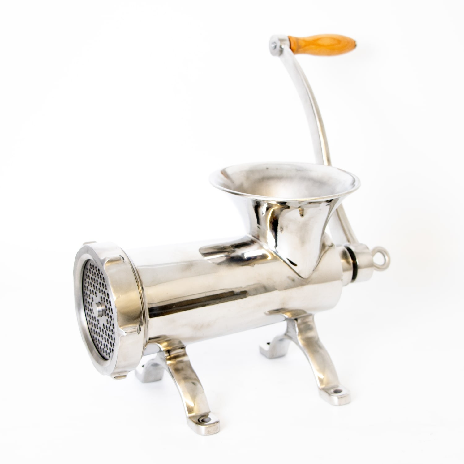 Lehman\'s Clamp-Down Meat Grinder #32, Manual Stainless Steel Meat Grinder