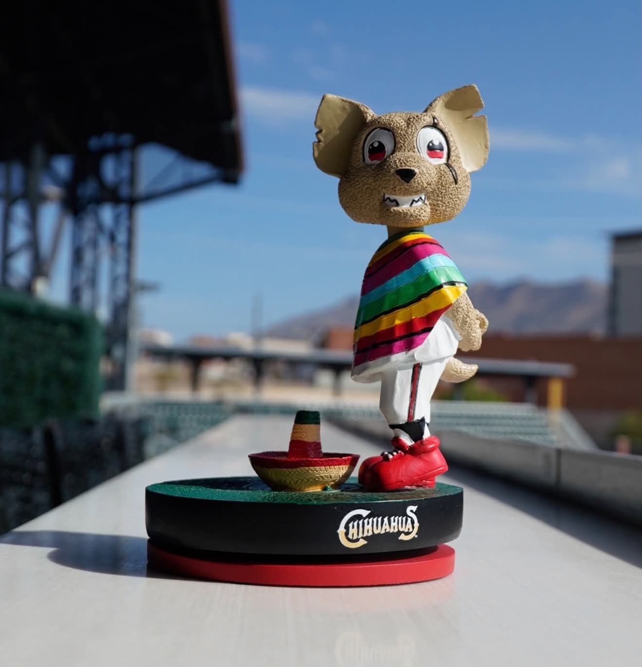 el paso chihuahuas Hat Dance bobblehead Ships Sept 24-26 el paso chihuahuas Hat Dance bobblehead Ships Sept 24-26