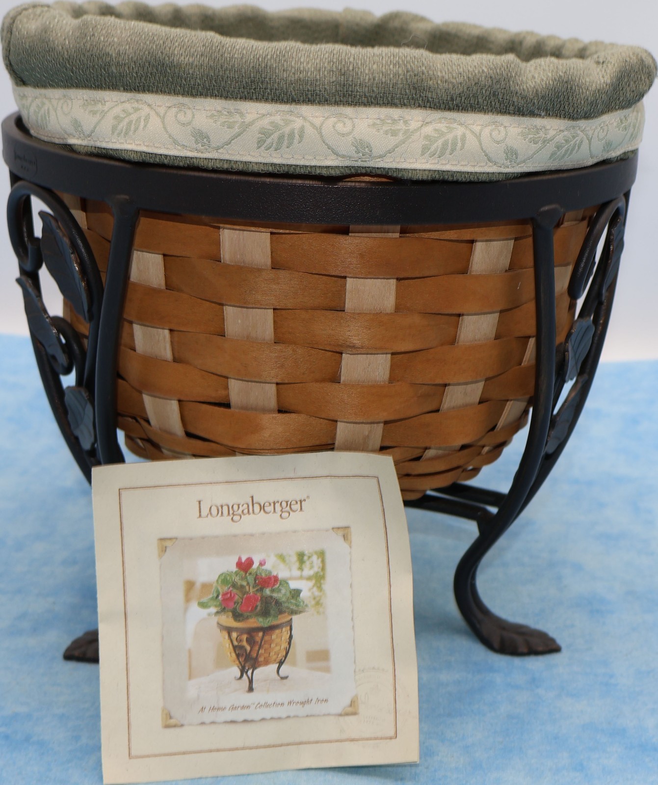 Longaberger 2004 At Home Garden Basket Stand Liner Protector Booklet Longaberger 2004 At Home Garden Basket Stand Liner Protector Booklet