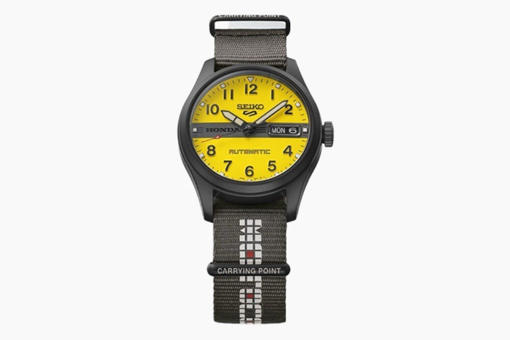 Seiko 5 Sports HDB010K1 MOTOCOMPO Limited Edition Yellow Black Watch