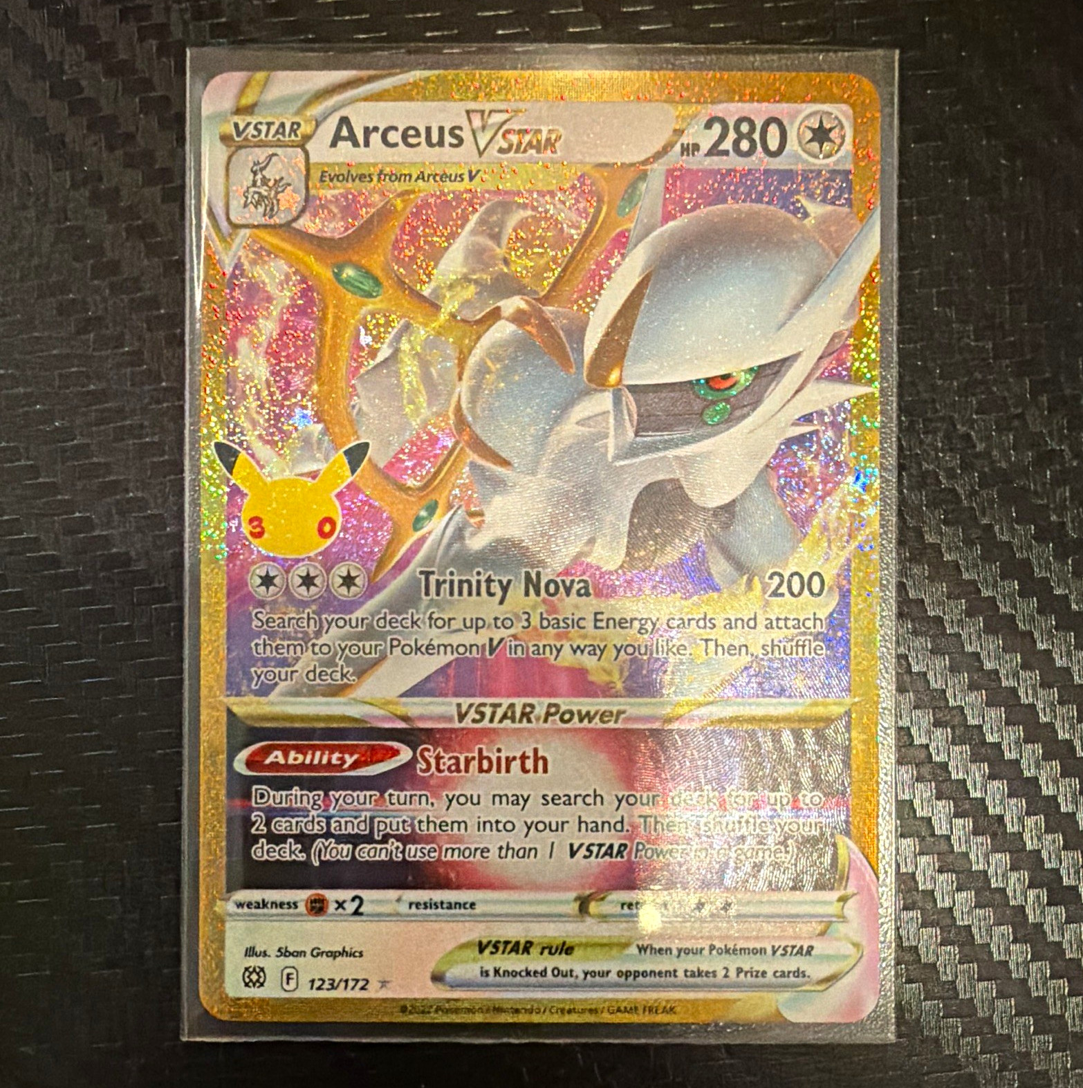 Pokémon Arceus 123/172TCG English 30th anniversary