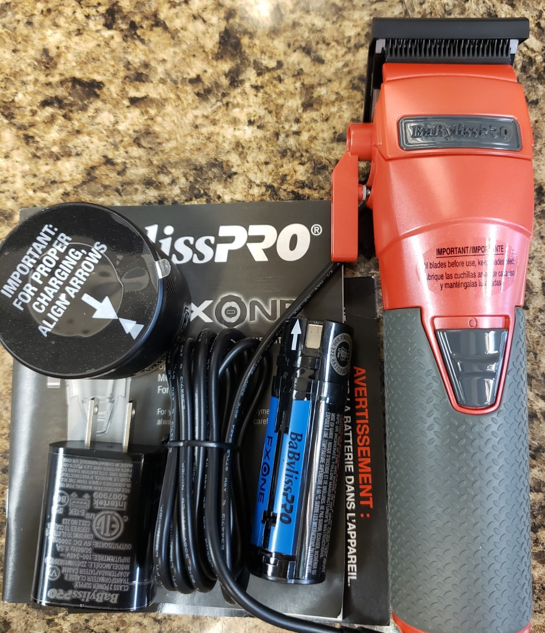 BaBylissPRO FXONE LimitedFX Deep Orange Clipper ( BATTERY INCLUDED) | LFX899OC