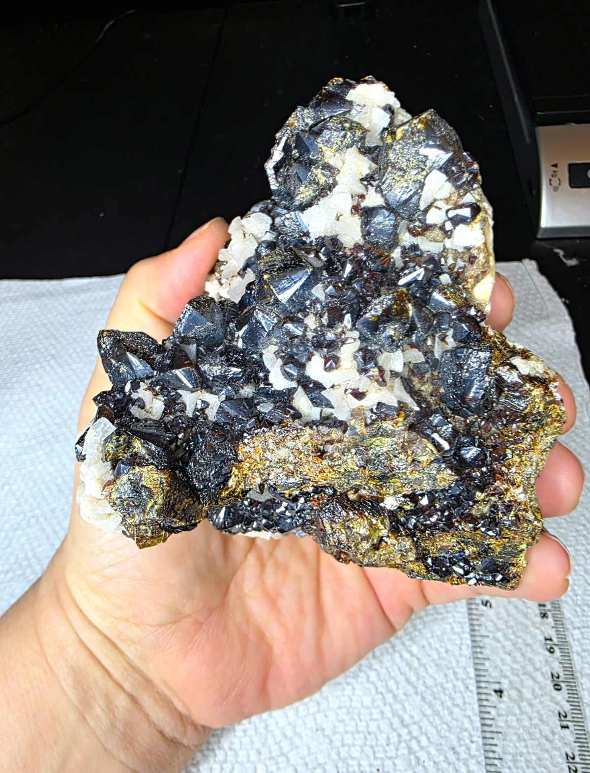 Spahalerite, Galena, and Dolimite #16 Tri State Mining Region 808g Spahalerite, Galena, and Dolimite #16 Tri State Mining Region 808g