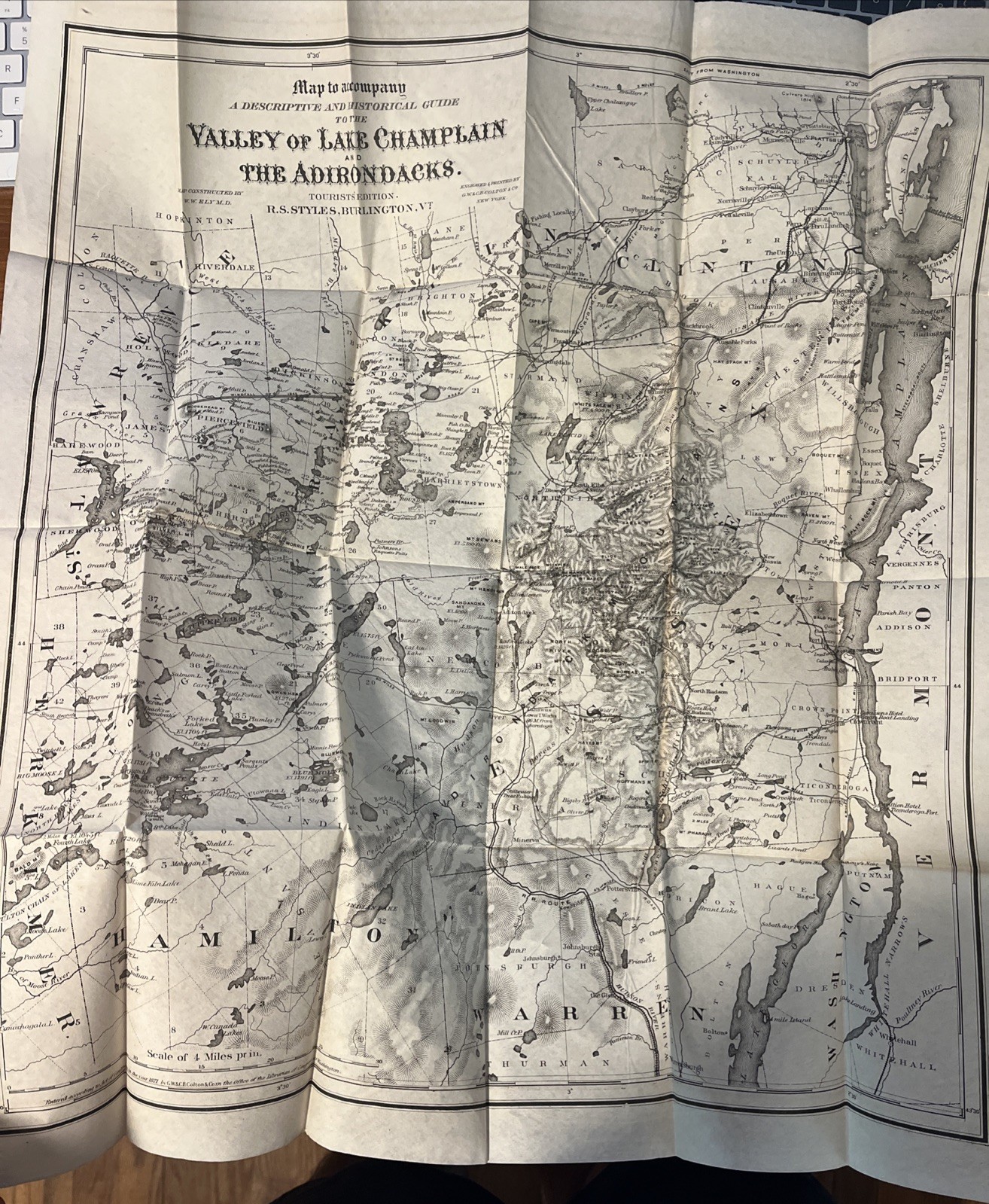 1871 Descriptive & Historical Guide; The Valley Of Lake Champlain & Adirondacks 1871 Descriptive & Historical Guide; The Valley Of Lake Champlain & Adirondacks