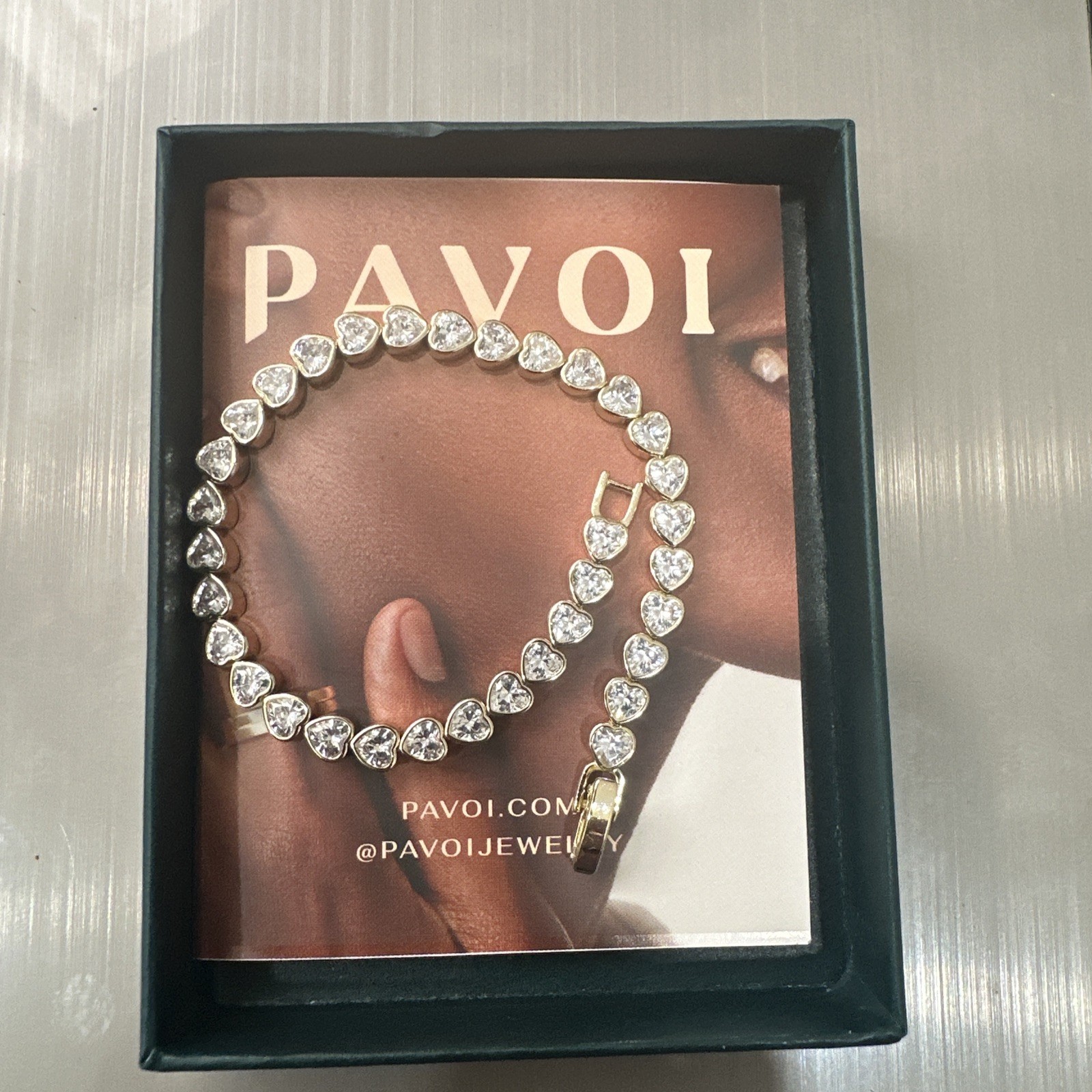 PAVOI Eco-Friendly 18K Gold-Plated Tennis Bracelet, 3mm AAAA CZ, Hypoallergenic PAVOI Eco-Friendly 18K Gold-Plated Tennis Bracelet, 3mm AAAA CZ, Hypoallergenic