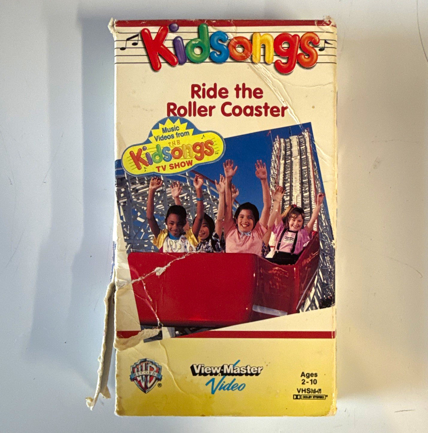 View-Master Video Kidsongs: Ride the Roller Coaster VHS Sing-Along 1990 View-Master Video Kidsongs: Ride the Roller Coaster VHS Sing-Along 1990