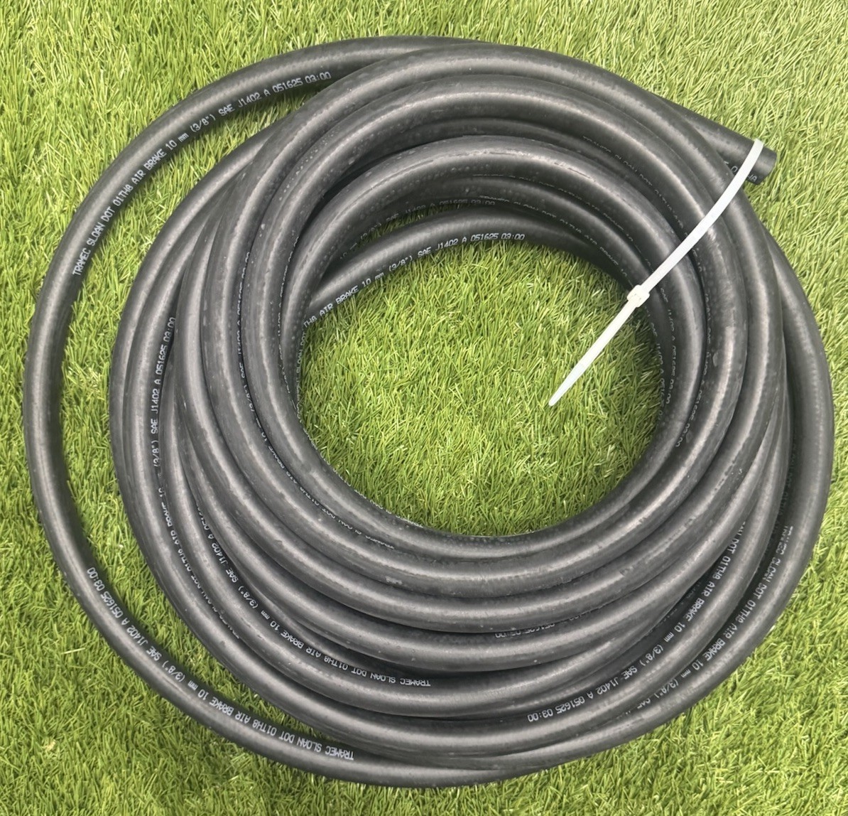 Tramec Sloan 451027 Nylon Air Brake Tubing, Black, 3/8\